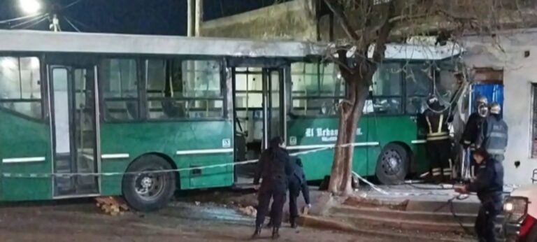 Tragedia en Temperley: Colectivero pierde la vida tras chocar contra una vivienda