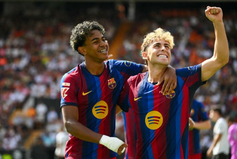 Barcelona Humilla a Valencia con un 5-0 y Mantiene su Racha Perfecta en LaLiga