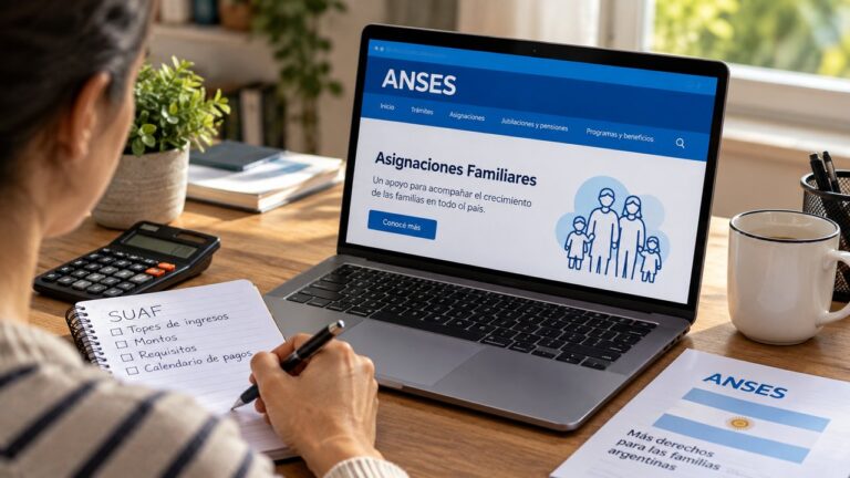 Ajuste en el SUAF: Nuevos límites de ingresos para asignaciones familiares
