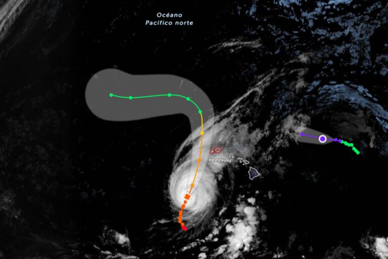 Huracán Lowell amenaza Hawái: Se activa alerta de huracán en Kauai